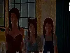 My new stepfamily includes a big-ass teen and milf in hentai-style fun.