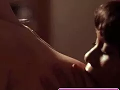 Angela White and Jenna Foxx tease with big tits in the office?