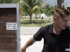 a blonde athletic cougar