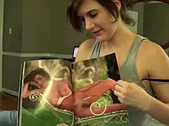 mommy guides you to jerk off with a porn mag