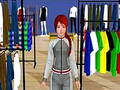 My new family episode features big tits MILF and teen ass