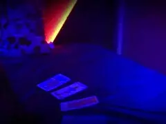 Latina joi in halloween costume gives jerk off instructions