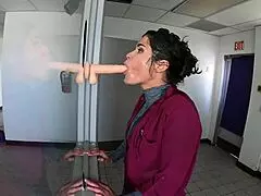 Curvy Housewife Sucks Cock for Service - Care to Join?