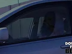 keira's big ass gets worshiped while deepthroating monster cock in the hood