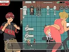 Public masturbation and monster cock