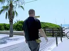 Deepthroat And Squirt For Brunette With Big Natural Boobs, Achieving Intense Orgasm