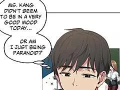 Teacher guides virgin student through sex rehab in hentai harem.