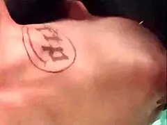 Pussy and throat fucked close up