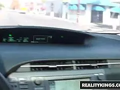 Samantha Nixon asks Alec Knight, 'Want a street blowjob?' in realitykings.