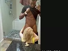mature housewife gets deep blowjob from bbc stud
