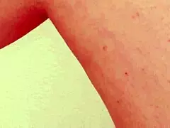 beautiful brunette teen 18+ in casting on sofa