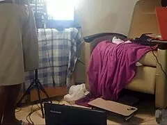 yo, latina taking big black cock doggystyle bareback cumshot