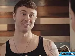 M's seductive blowjob with big tits?