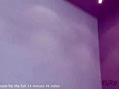 Solvita Stretches Her Pussy With Huge Dildo In Home Office