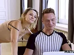 mature4k lady gets drilled by random laptop fixer while hubby’s out