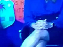 Is This Spicy Hot Indian TV Anchor Bent Over In Cricket Show?