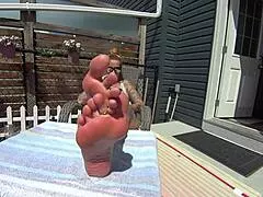 Bikini Babe Shows Off Her Feet 😍