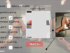 exploring the 3d metal bondage game with outfits and fetishes