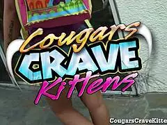 married milf seduces hot latin teen girl at the wedding