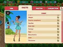 nutaku booty farm hentai game part 14, cute brunette in fantasy cartoon country adventure