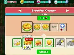 nutaku booty farm hentai game part 14, cute brunette in fantasy cartoon country adventure