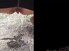 Check out Sofie Marie getting pissed on in this kinky outdoor compilation 😈