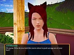 My new family explores hentai adventures with small tits and ass play