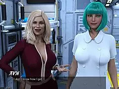 Stranded in space 3 - competition between milfs and teen 18+s with huge boobs