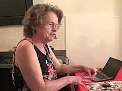 Italian Slutty Old Aunt Nailed by Young Stud