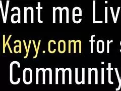 Tattooed Slut Nina Kayy Plays With Dildo