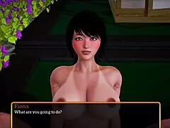 Feeling the passion in my new family with big tits milf