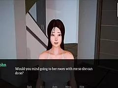 Does my milf bend over for that monster cock in anime game?