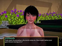 Feeling the passion in my new family with big tits milf