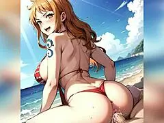 fucking tight pink cunt with massive cock in 3d hentai anime story