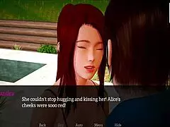 exploring my new family in anime cartoon