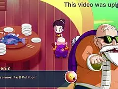 Kame Paradise 2 - Chi Chi Gives Roshi A Handjob