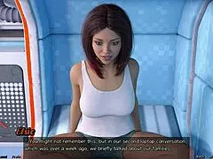 im stranded in space plannin a threesome with the bisexual girl next door, she's curvy and cute