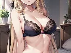 Feel The Joy Of A Happy Birthday Surprise With Pussy Masturbation In This 3D Animated AI Porn