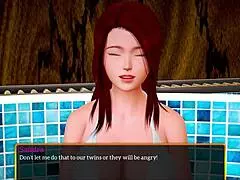 my new family adventures in cartoon game with homemade scenes