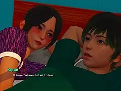 Naked Slut Licks Cumshot In Cute Hentai