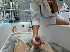 stepmom, just ignore my hard-on while washing me, okay?