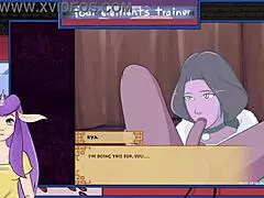 In Avatar, the trainer asks, 'Want a milfy blowjob bonus?' Leading to moaning orgasms with big tits.