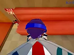 yo, momo yaoyorozu and kyoka jiro get wild in pov hentai sex