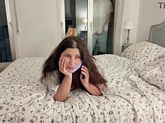 Did Stepson Really Mistake Stepmom for Girlfriend in Hotel? Hard Pounding Shocks Curvy Milf!