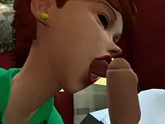 dexter sneaks x-ray glasses to peek at naked bodies in sims 4