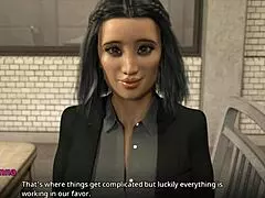 Yo, I’m confused, what’s Anna doin’ here in this 3D hentai clip?