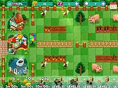 Look At Those Sexy Tits In Nutaku Booty Farm Hentai Game Part 10!