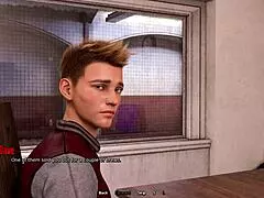 husband caught me sneaking into his wife’s bathroom in this wild 3d hentai animated porn from life in santa county