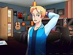 Teen slut explores hentai life in Woodchester gameplay.