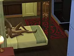 Santu aunty plays with her neighbor guy in this hentai story.